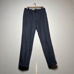 Suit Supply Wool Trousers Formal Grey Pants Men 52 Suit Formal Prep Office Slack